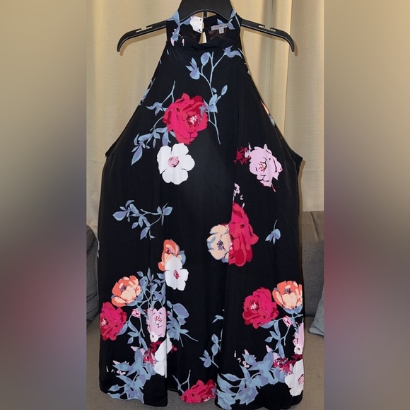 Black floral dress - Picture 2 of 6